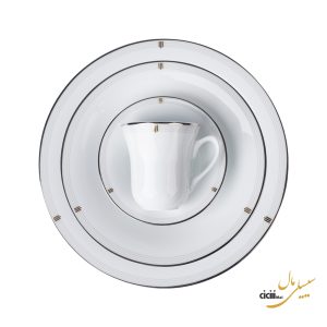 سرویس غذاخوری چینی زرین ایران ایتالیا اف اپرا