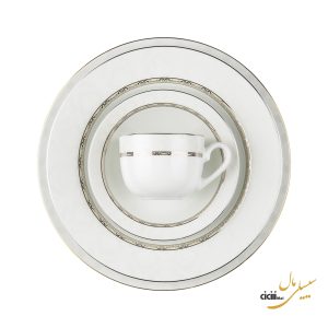 سرویس غذاخوری چینی زرین ایران ایتالیا اف هدیه پلاتینی