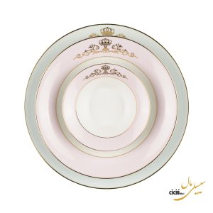 سرویس غذاخوری چینی زرین ایران شهرزاد برلیانت کوئین