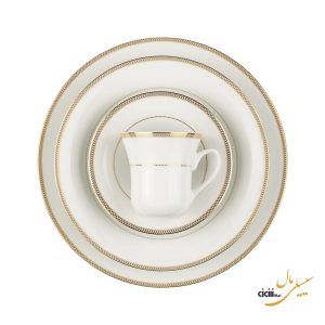 سرویس غذاخوری چینی زرین ایران الیسه وینچی سپینود