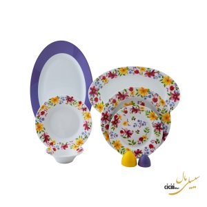 سرویس غذاخوری چینی زرین ایران شهرزاد ملیکا