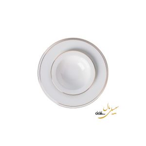 سرویس غذاخوری چینی زرین ایران ایتالیا اف رز گلد