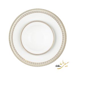 سرویس غذاخوری چینی زرین ایران ایتالیا اف ریوا طلا