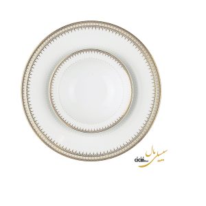 سرویس غذاخوری چینی زرین ایران ایتالیا اف سپیدار